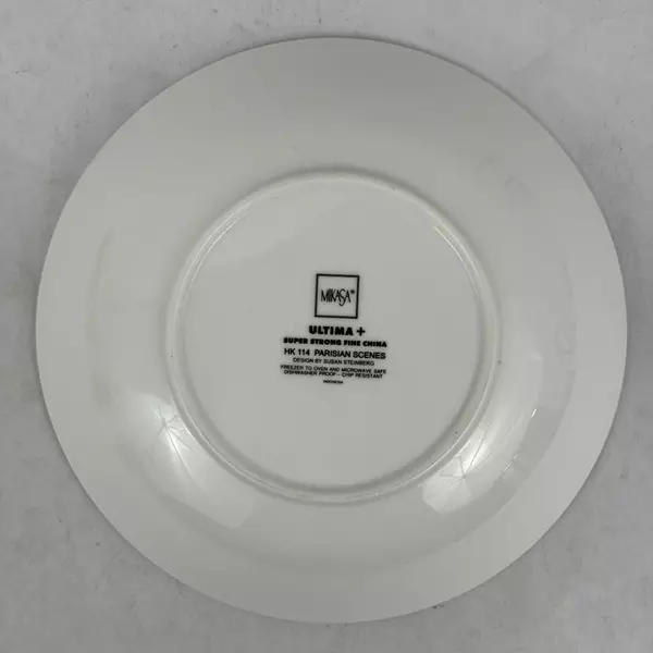 Mikasa Parisian Scenes 8.25 Inch Round Serving Bowl