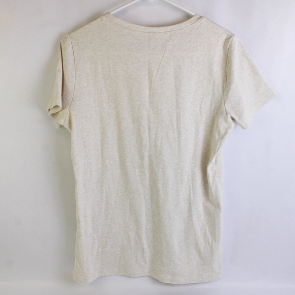 Eddie Bauer Cream-Colored Cotton T-Shirt Women's Size Large
