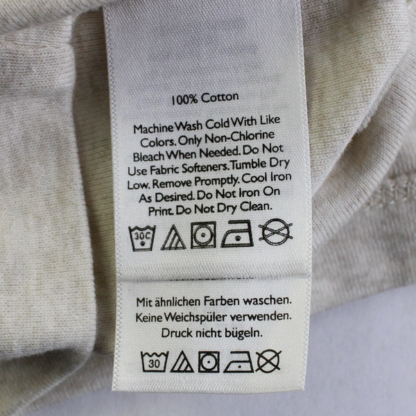 Eddie Bauer Cream-Colored Cotton T-Shirt Women's Size Large