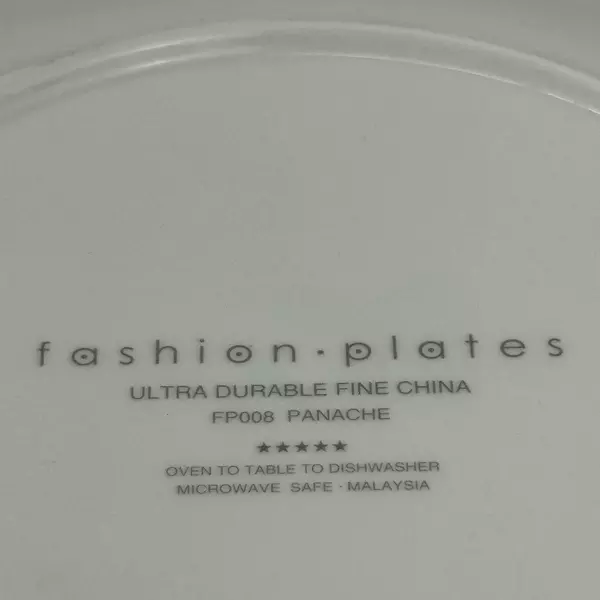 Fashion Plates Panache China Platter 11 Inch