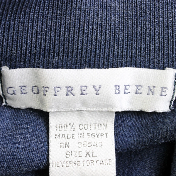 Geoffrey Beene Dark Blue Sweatshirt Men's Size XL