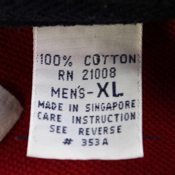 Rough Threads Navy Blue and White Striped Short-Sleeved Shirt Men's Size XL