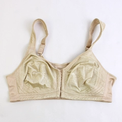 Playtex Beige Unlined Wireless Bra Women's Size 36C Front Closure