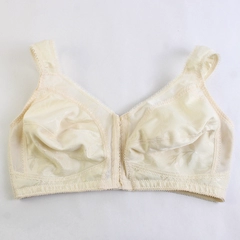Playtex Cream-Colored Unlined Wireless Bra Women's Size 38D