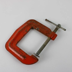 Vintage Stanley Handyman H155 C-Clamp 2-1/2 Inch by 2-1/2 Inch Made in USA