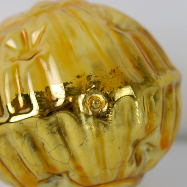 Celestial Sun Moon Ornament Christmas Gold Two Sides Plastic