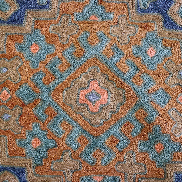 Unbranded Southwestern-Style Design Embroidered Pillow Cover 15" x 16"