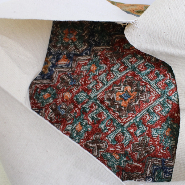 Unbranded Southwestern-Style Design Embroidered Pillow Cover 15" x 16"