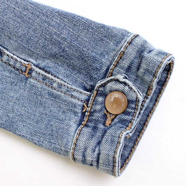 Wonder Nation Girl's Distressed Blue Jean Denim Jacket Size XL (14-16) Youth