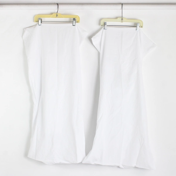 Set of 2 Registry White 180 Thread Count King Size Pillowcases 18" x 35"