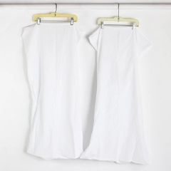 Set of 2 Registry White 180 Thread Count King Size Pillowcases 18" x 35"