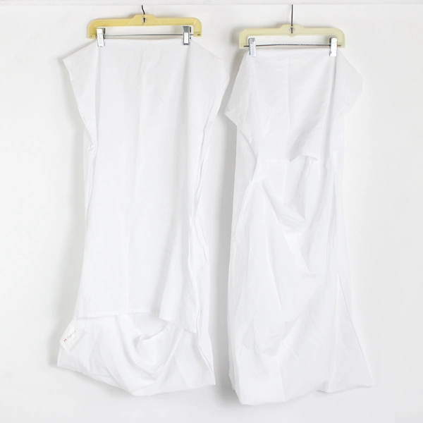 Set of 2 Registry White 180 Thread Count King Size Pillowcases 18" x 35"