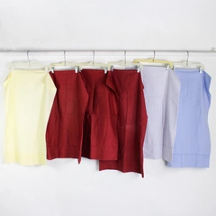 Lot of 6 Standard Cotton Pillowcases Red Purple Yellow for DIY Craft Fabric