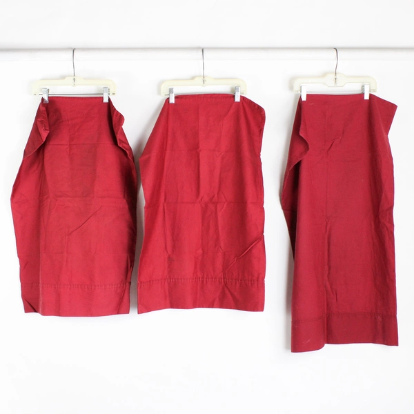 Lot of 6 Standard Cotton Pillowcases Red Purple Yellow for DIY Craft Fabric