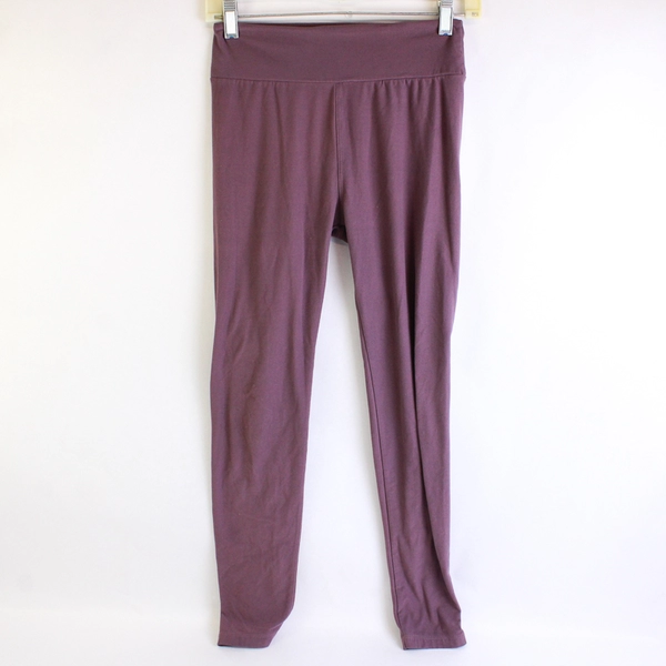 LuLaRoe Women's Leggings Solid Mauve One Size Elastic Waist