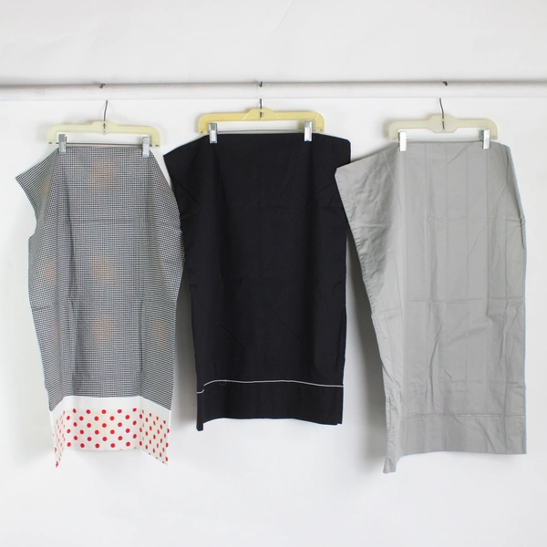 Lot of 3 Standard and Queen Sized Pillowcases Gray Black Red White DIY Upcycling