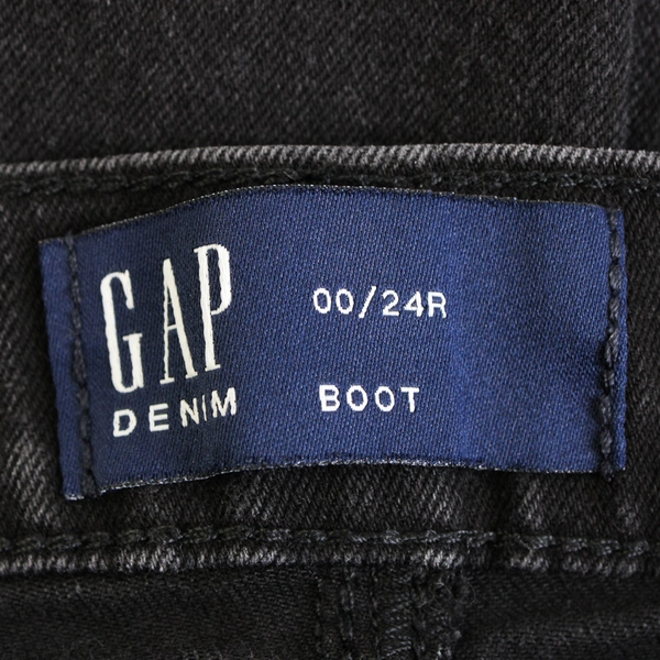 GAP Women's True Skinny High Rise Stretch Size 24 / 00 Tall Washed Black Jeans