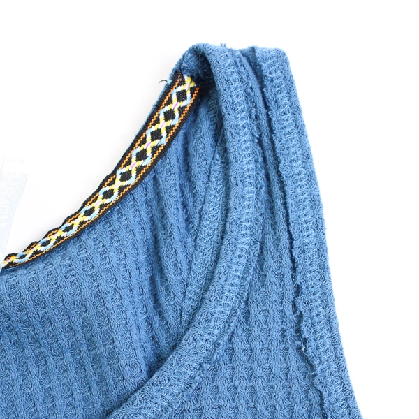 Wallflower Peaceful Pair Dress Women's Blue Sleeveless Dress Size M 