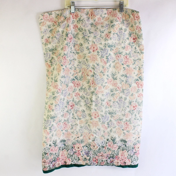 Set of 2 Eileen West Floral Patterned Standard Cotton Pillowcases