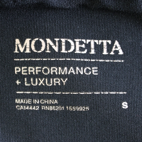 Mondetta Women’s Black Performance Luxury High Waisted Leggings w/ Pockets Small