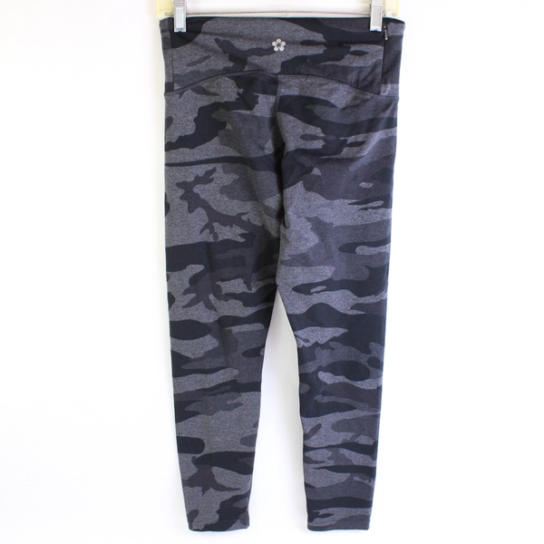 Tuff Athletics Women's Elastic Waist Skinny Leg Black Camo Leggings Size S