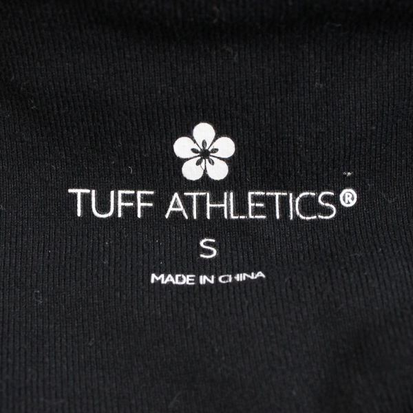 Tuff Athletics Women's Elastic Waist Skinny Leg Black Camo Leggings Size S