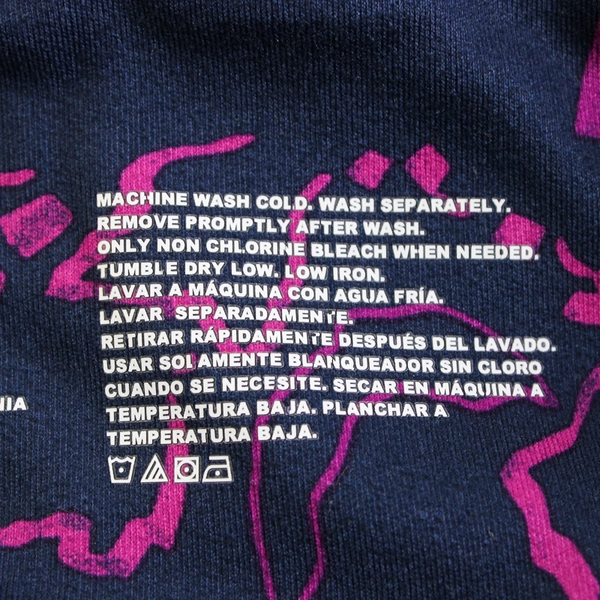 Avia Women's High Rise Stretch Blue & Pink Floral Biker Shorts S 7" Inseam