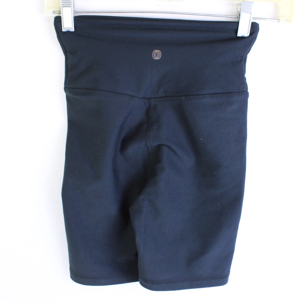Balance Collection Women's Black High Waisted Athletic Biker Shorts Size XS