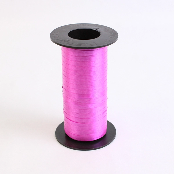 Lot of 5 Partially Used Rolls Curling Ribbon Black Brown Orange Yellow Pink