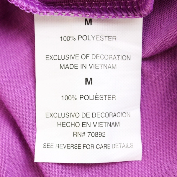 Sendara Sleeveless Graphic Tank Top Good Vibes Only Purple Women's Size M