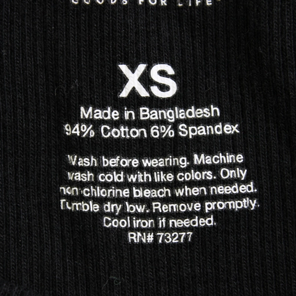 Sonoma Long Sleeve Black Shirt Slim Fit Top Women's Size XS