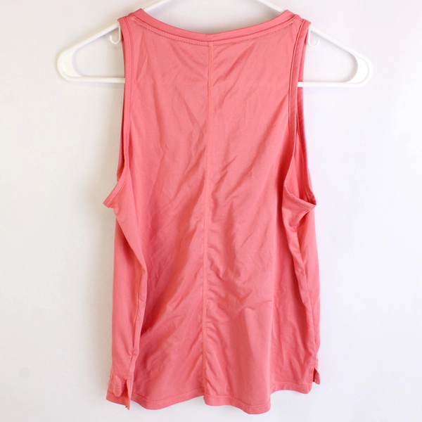 Nike Pro Girl's Coral Racer Back Tank Top Polka-Dot Swoosh Size XL Dri-Fit