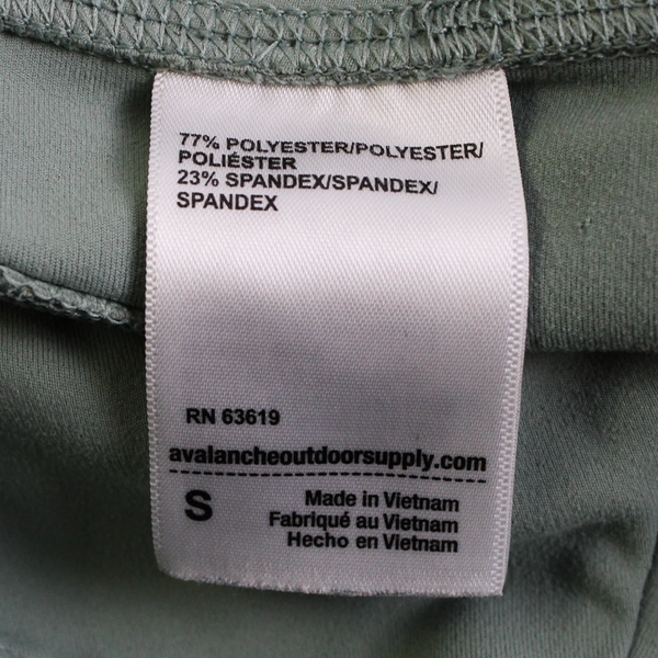Avalanche Outdoor Supply Women's Green High Waisted Leggings Size S w/ Pockets