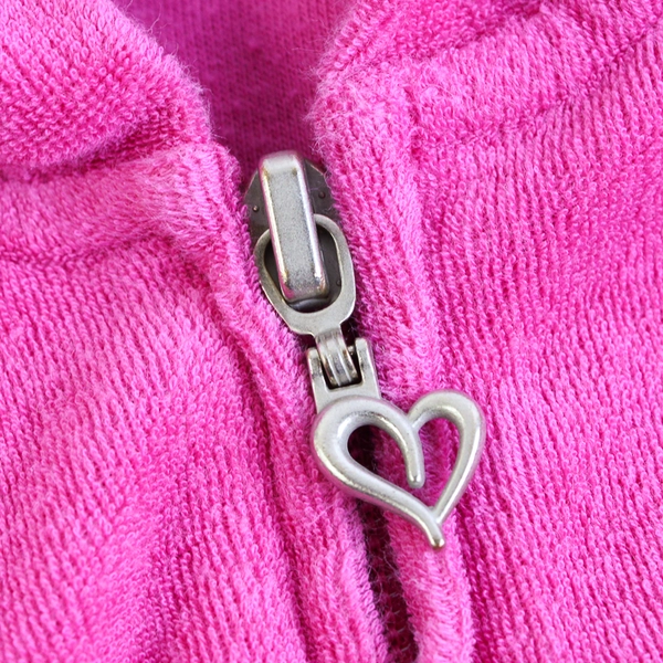 Justice Girl's French Terry Hoodie Short Sleeve Zip Up Size 12 With Sequins