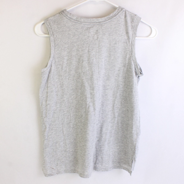 Athletic Works Women's Graphic Tank Top Strong Gray & Silver Size XL (14-16)