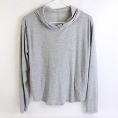 Old Navy Active Breathe On Women's Hoodie Gray Medium Pullover Long Sleeve