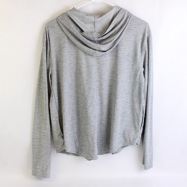 Old Navy Active Breathe On Women's Hoodie Gray Medium Pullover Long Sleeve