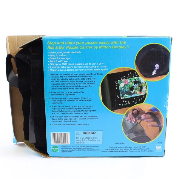 MB Roll & Go Puzzle Carrier Portable Work Surface for Puzzles 34"x48" Mat