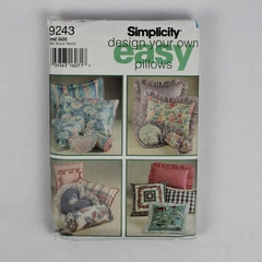 Simplicity 9243 Design Your Own Easy Pillows