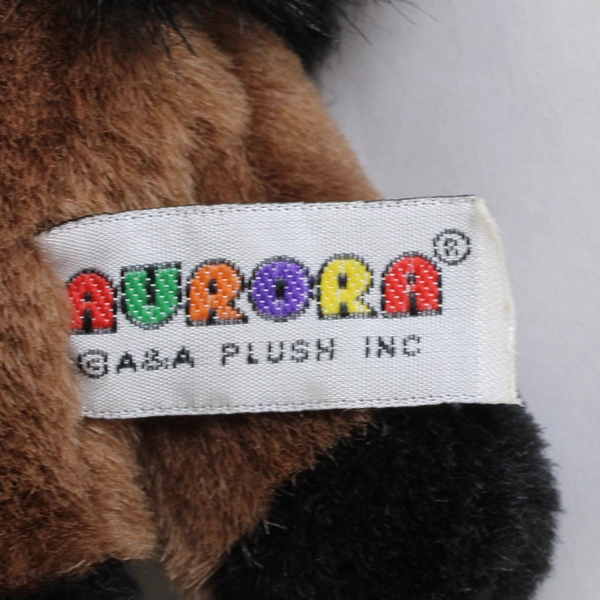 Aurora Brown & White Standing Horse Pony Plush Toy with Sound 5" Tall