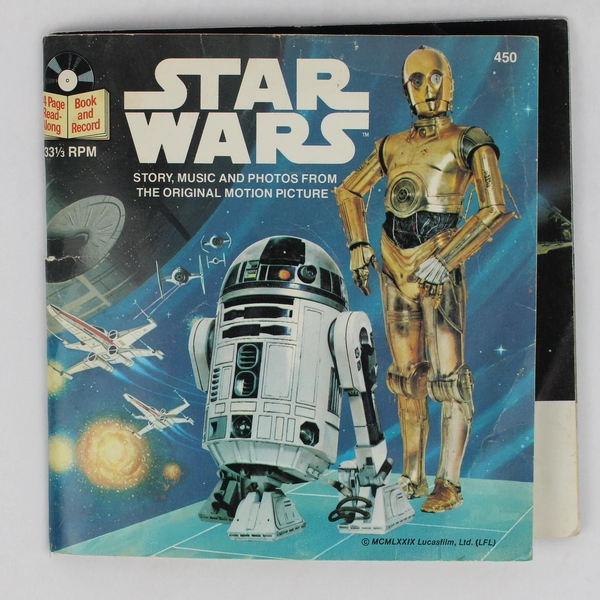 Star Wars Read-Along Book and Record #450 24-Page Set 33 1/3 RPM