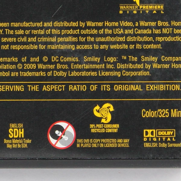 Watchmen: The Complete Motion Comic DVD 12 Episodes 2009