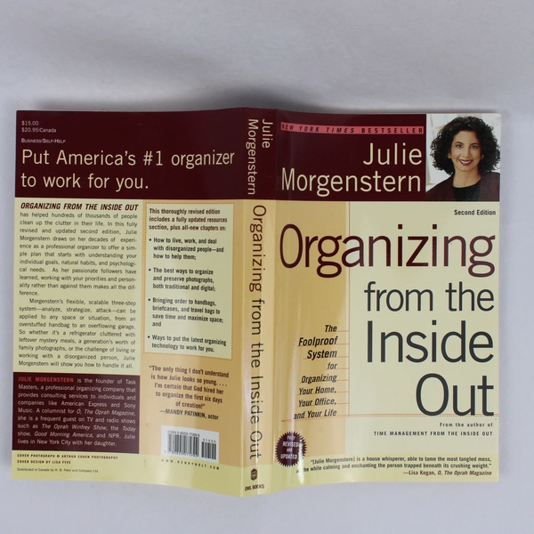 Organizing from the Inside Out by Julie Morgenstern 2004 2nd Edition Paperback