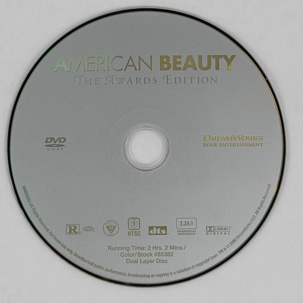 American Beauty DVD 1999 Movie