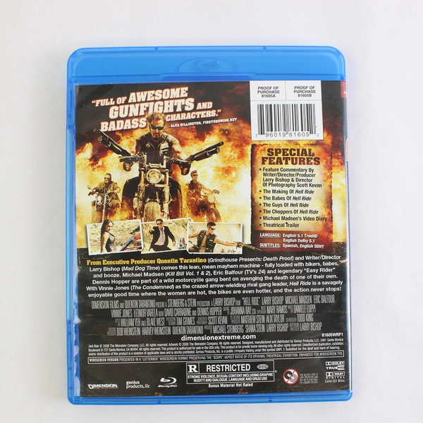 Hell Ride (Blu-Ray, Dimension Extreme, 2008) Director Larry Bishop