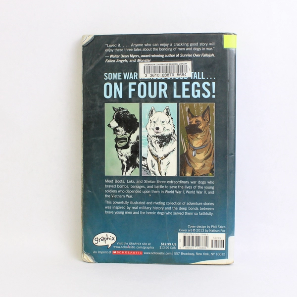 Dogs of War by Sheila Keenan Nathan Fox Graphic Novel 2013 Paperback Ex-Library