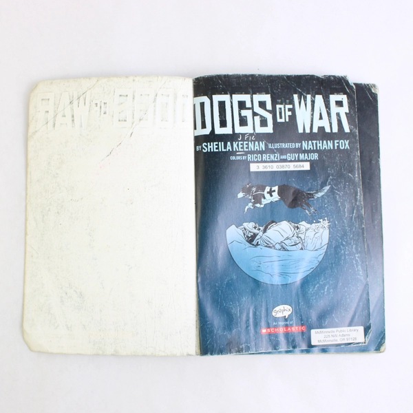 Dogs of War by Sheila Keenan Nathan Fox Graphic Novel 2013 Paperback Ex-Library