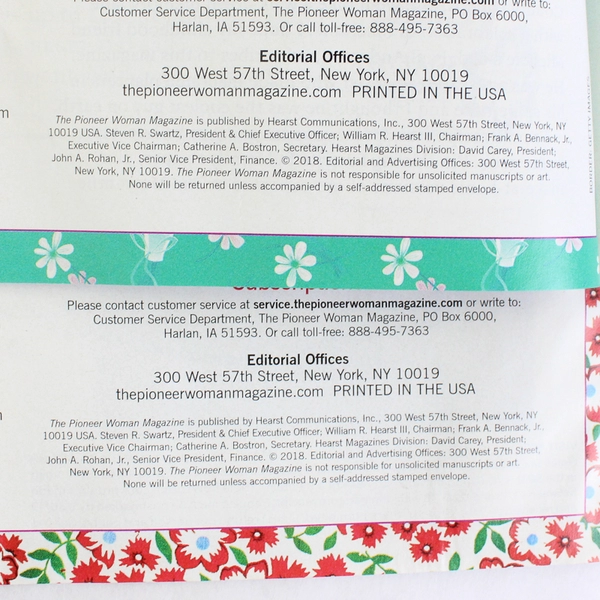 Lot of 2 The Pioneer Woman Magazines Fall 2018 & Holiday 2018