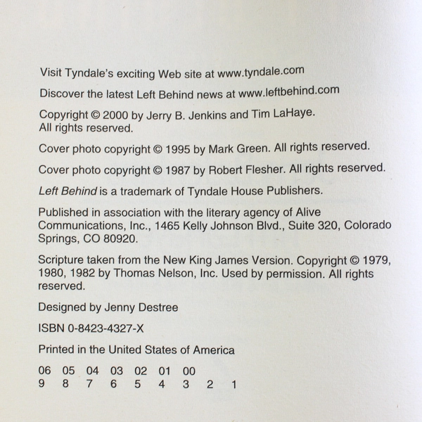 Busted! by Jerry B Jenkins & Tim LaHaye No 7 Left Behind The Kids Series 2000 PB