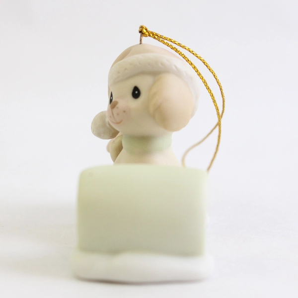 Precious Moments Ornament Puppies on Sled 1997 Christmas Holiday 272892 Enesco